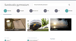 Desktop Screenshot of gymnasium.sundsvall.se